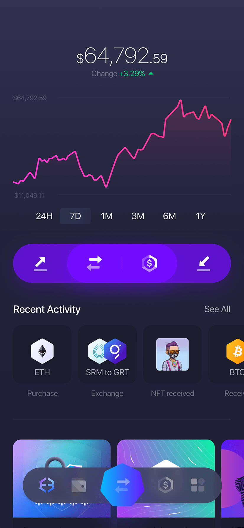 Manage Crypto on Mobile with Exodus Crypto Wallet